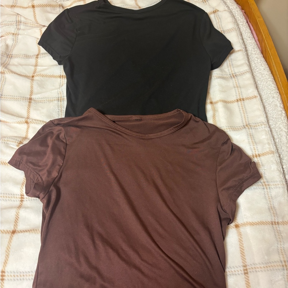 Classic Black and Brown Women's Tops
